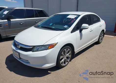 2012 Honda Civic Lx z USA, uszkodzony, nr VIN 2HGFB2F52CH587161